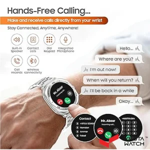 ساعت مچی هوشمند سوئیس میلیتاری SWISS MILITARY مدل  SM-WCH-DOM7-SILF-SILSTL