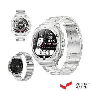 ساعت مچی هوشمند سوئیس میلیتاری SWISS MILITARY مدل  SM-WCH-DOM7-SILF-SILSTL