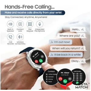 ساعت مچی هوشمند سوئیس میلیتاری SWISS MILITARY مدل SM-WCH-DOM7-SILF-BLUS