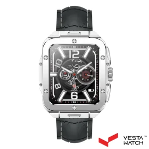 ساعت مچی هوشمند سوئیس میلیتاری SWISS MILITARY مدل  SM-ALPS2-SLFRAME/DGYSILICONST