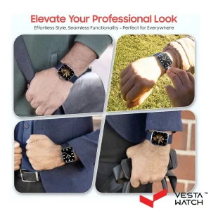 ساعت مچی هوشمند سوئیس میلیتاری SWISS MILITARY مدل  SM-WCH-ALPS4-SILF-BLUSSS