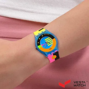 ساعت مچی مردانه و زنانه سواچ SWATCH مدل SS08S101