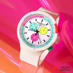 ساعت مچی مردانه و زنانه سواچ SWATCH مدل SB06W100
