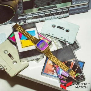 ساعت مچی مردانه و زنانه کاسیو CASIO مدل A168WERG-2ADF