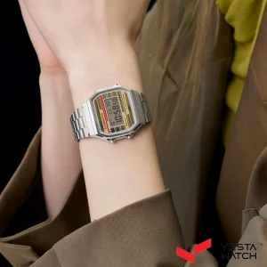 ساعت مچی مردانه و زنانه کاسیو CASIO مدل A168WEHA-9ADF