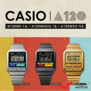 ساعت مچی مردانه و زنانه کاسیو CASIO مدل A120WEG-9ADF