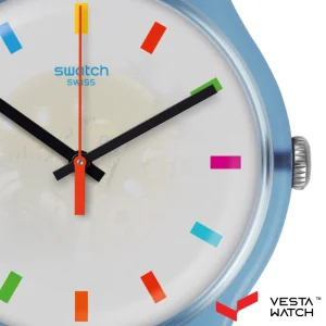 ساعت مچی مردانه و زنانه سواچ SWATCH مدل SUON125