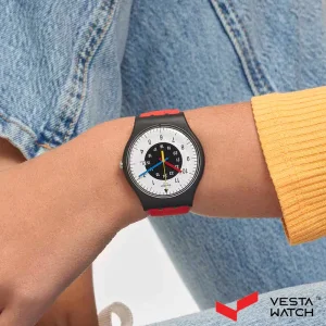 ساعت مچی مردانه و زنانه سواچ SWATCH مدل SO32B401-STD