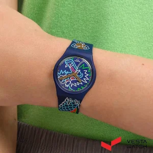 ساعت مچی مردانه و زنانه سواچ SWATCH مدل SO28Z125