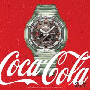 ساعت مچی مردانه کاسیو جیشاک کوکاکولا CASIO G-SHOCK COCA COLA مدل GA-2100CC-3ADR