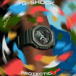 ساعت مچی مردانه کاسیو جی‌شاک CASIO G-SHOCK مدل GA-B2100FC-3A