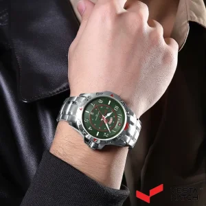 ساعت مچی مردانه نیوی فورس NAVIFORCE مدل NF9204 S/GN/S