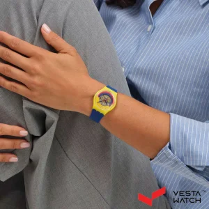 ساعت مچی مردانه و زنانه سواچ SWATCH مدل SO28J400