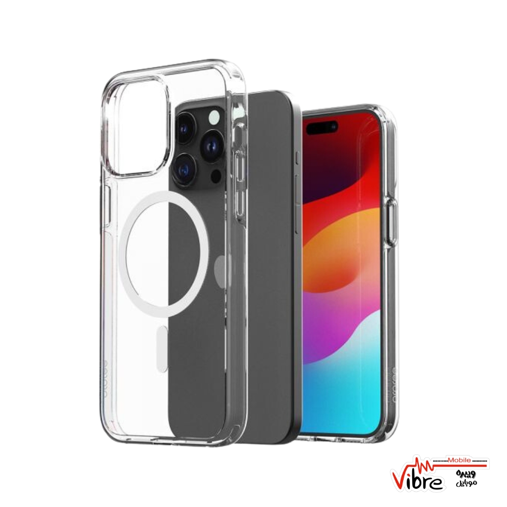 قاب شفاف مگ سیف آیفون 15 پرو مکس مدل  Araree Duple Clear Iphone 15 Pro Max