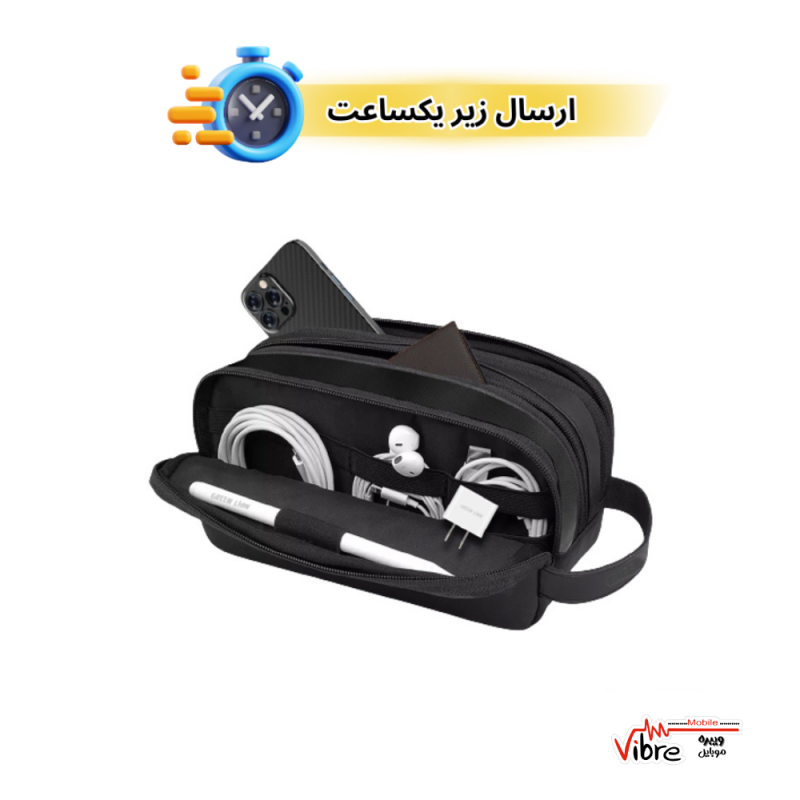 کیف موبایل و لوازم جانبی برند گرین مدل Green Elegant Pouch GNEPCHBK