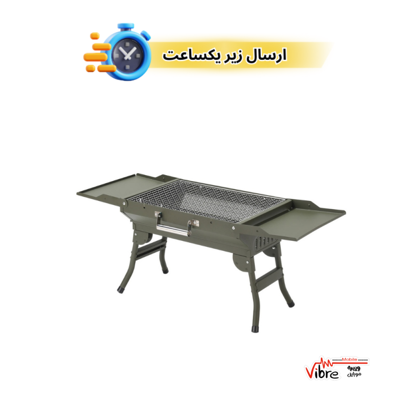 اجاق باربیکیو و گریل ذغالی تاشو پرودو مدل  Porodo Camping Folding Charcoal Grill/Carbon Oven