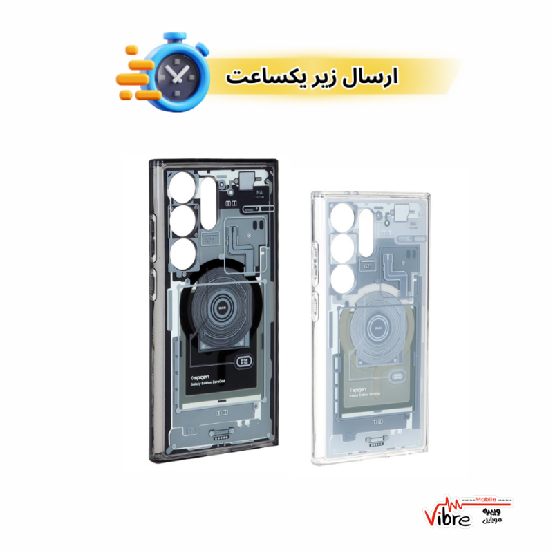 قاب اورجینال Spigen مگ سیف Zero one مدل Samsung Galaxy S24 Ultra