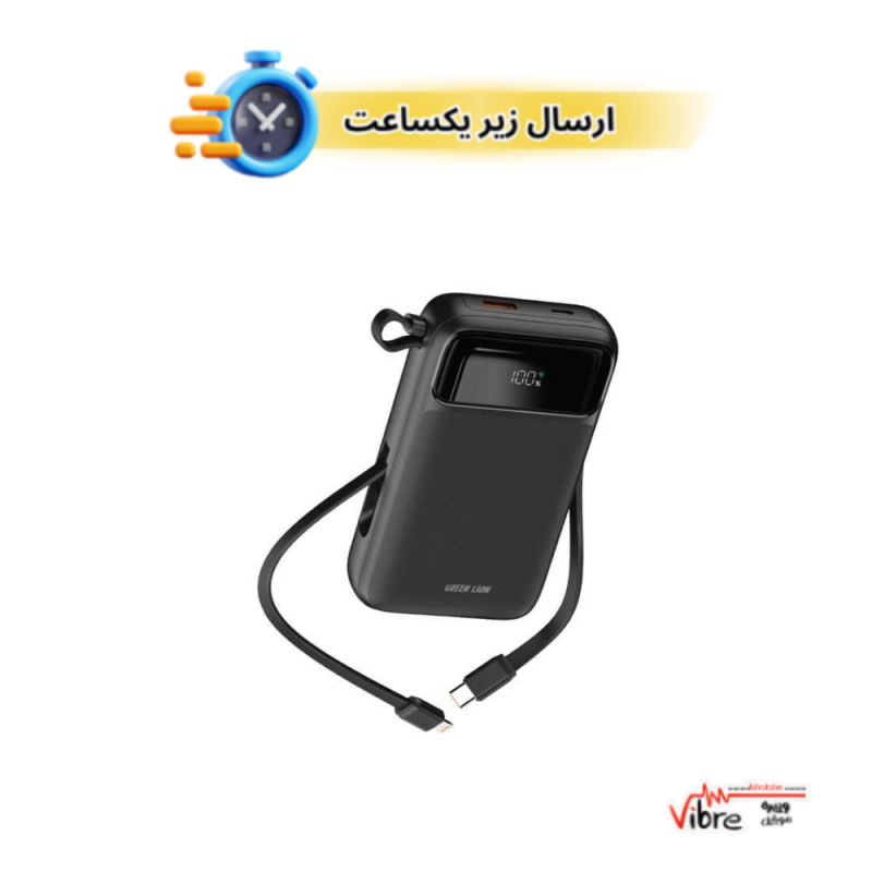 پاوربانک گرین لاین مدل Green Lion Luzern 10000mAh MagSafe PowerBank