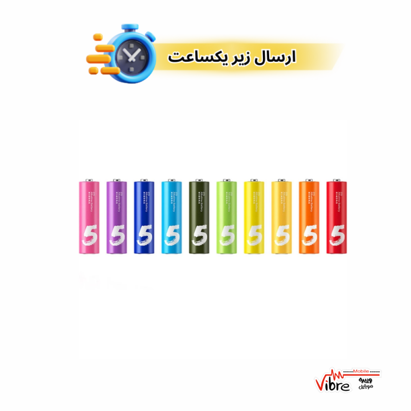 باتری قلمی آلکالاین شیائومی مدل ZI5 بسته 10 عددی