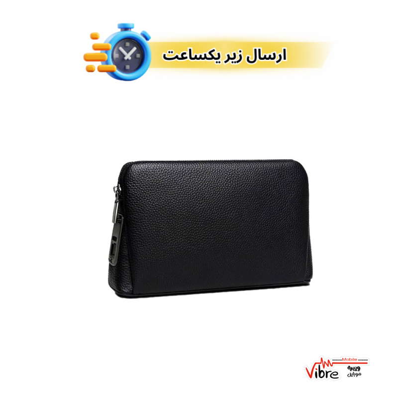 کیف دستی اکسسوری با قفل هوشمند اثر انگشتی  مدل Green Lion London Smart Fingerprint Pouch