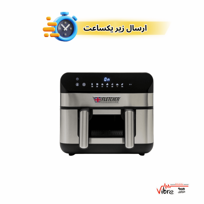 سرخ‌کن دیجیتال فلچر مدل XCU-885UK با ظرفیت 10 لیتر و توان 2800 وات | Fletcher Digital Air Fryer – Model XCU-885UK (10L / 2800W)