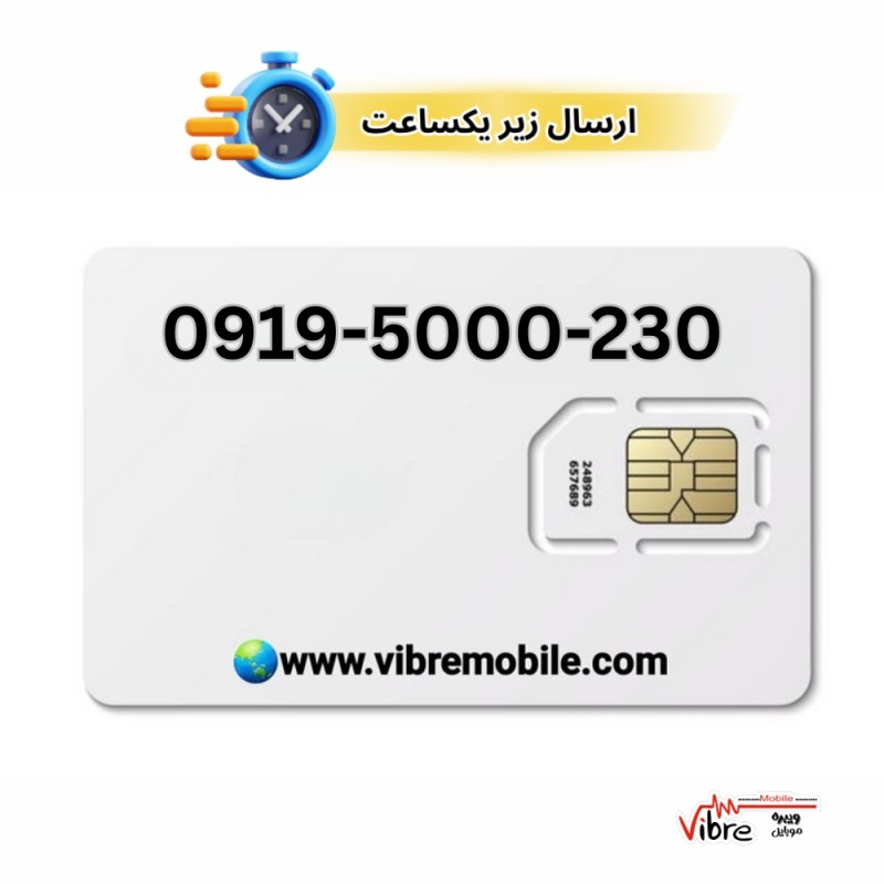 فروش سیم کارت با شماره  230 5000 919