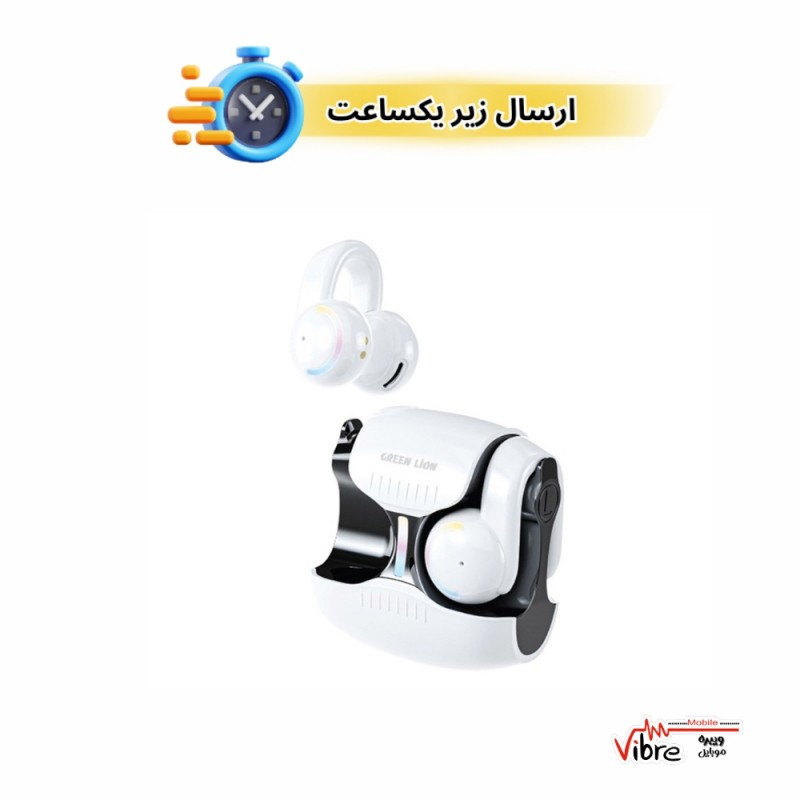ایربادز 360 گرین لاین مدل Green Lion Ear Clip 360 Wireless Earbuds - White