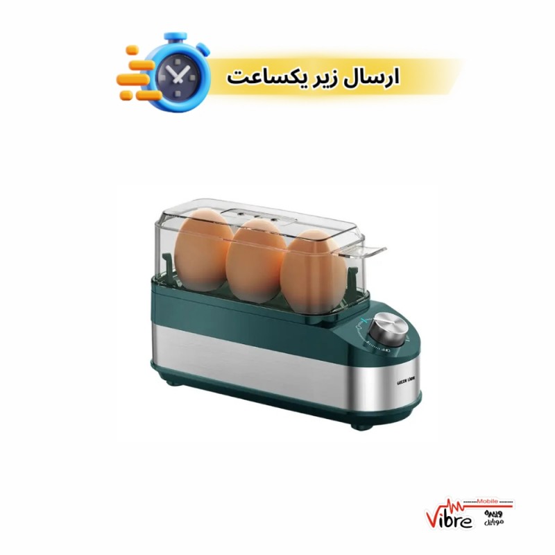 تخم مرغ پز هوشمند گرین لاین مدل Green Lion Trio Egg Cooker - Green