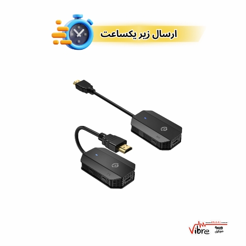 مبدل بی‌سیم HDMI پاورولوژی مدل Wireless HDMI to HDMI با کیفیت Full HD