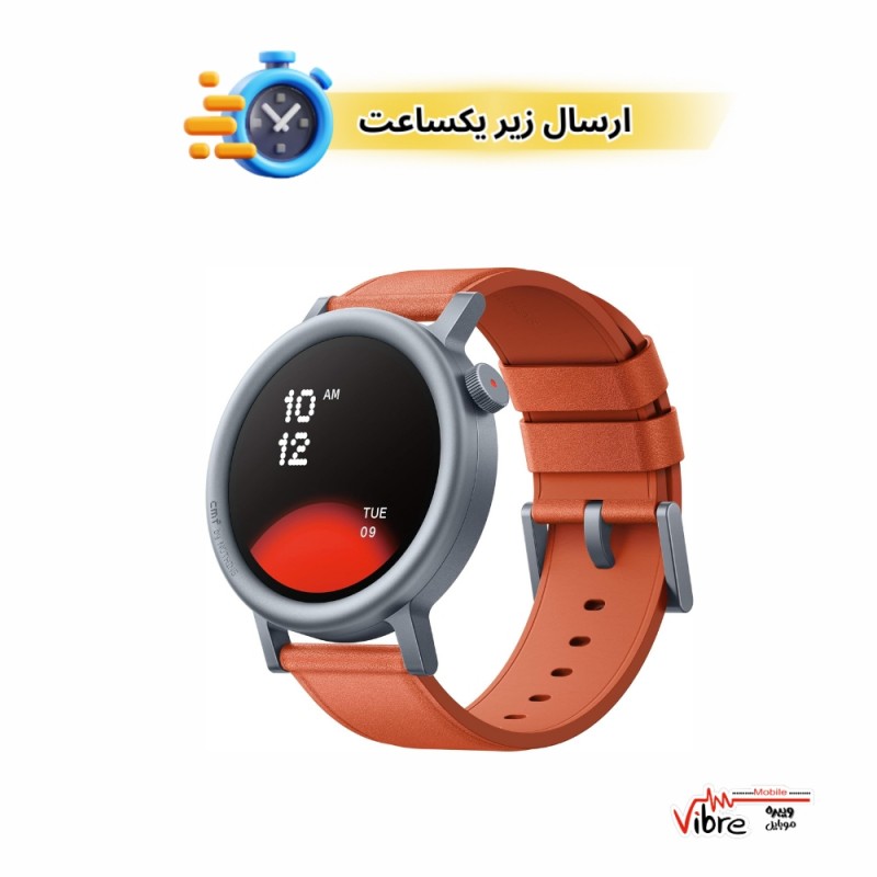 ساعت هوشمند ناتینگ مدل CMF Watch Pro 2 با بند چرمی