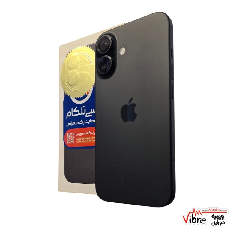 آیفون 16- 256GB مشکی (کارکرده) | باتری 99٪ (در حد نو)