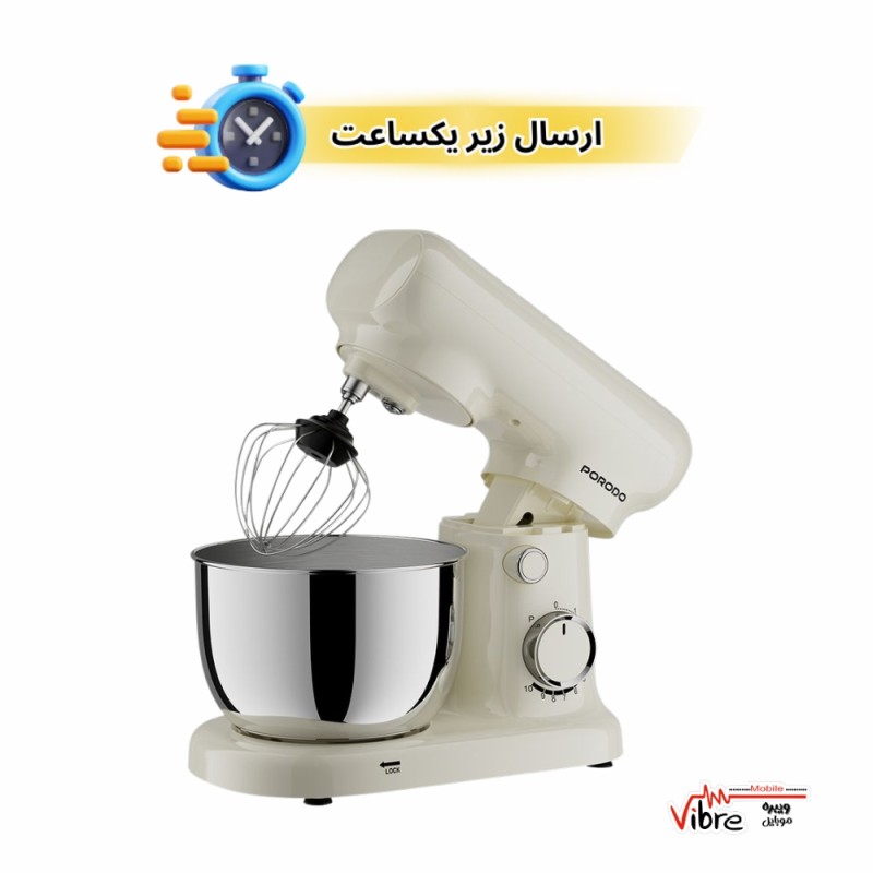 همزن برقی ایستاده پرودو مدل Porodo Tilt-Head Electric Household Stand Mixer
