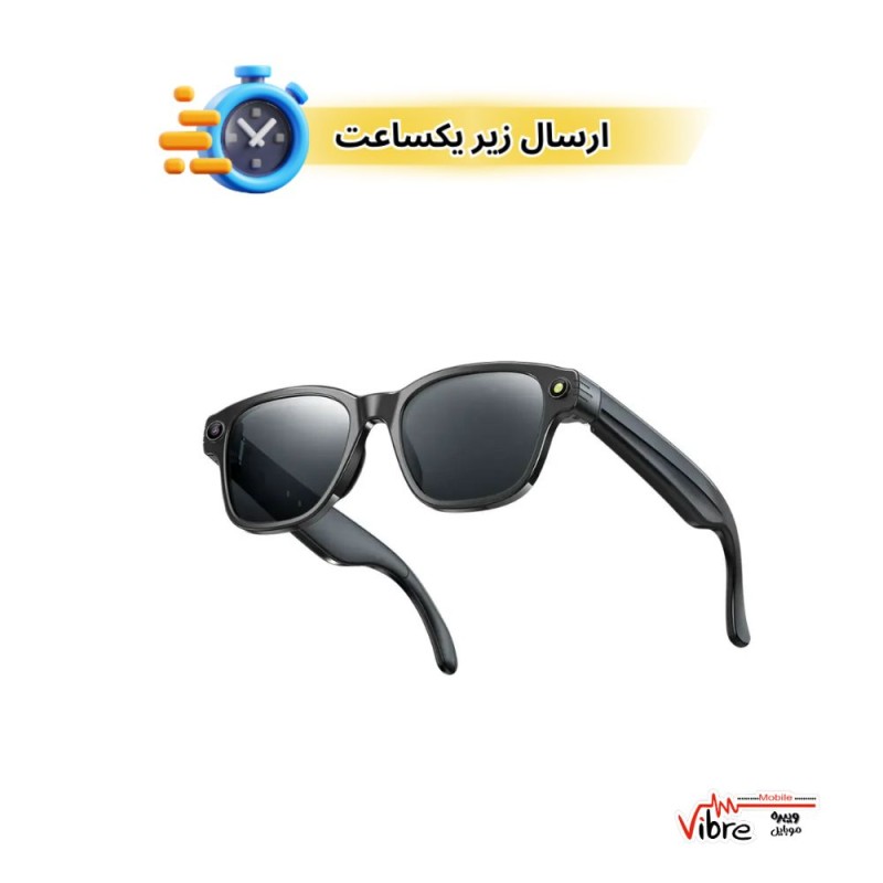 عینک هوشمند گرین‌لاین مدل Capture Smart AI Glasses – مشکی