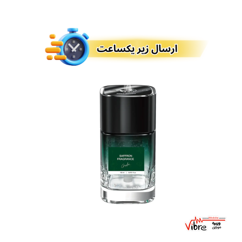 خوشبو کننده هوشمند خودرو و خانه گرین لاین مدل Green Lion Saffron Diffuser رایحه زعفران 150 میلی‌لیتر