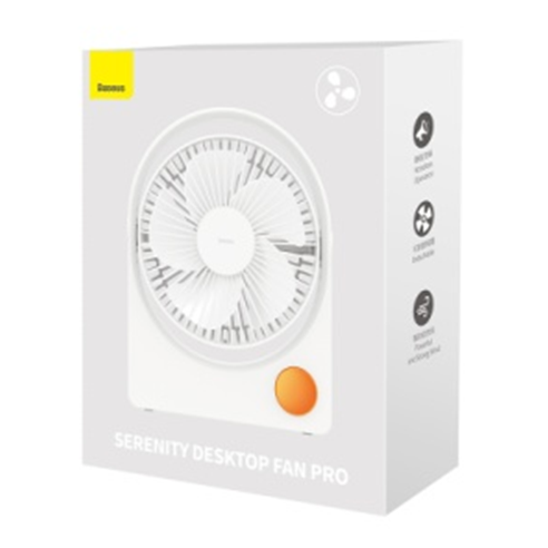 مینی پنکه رومیزی شارژی بیسوس Baseus Serenity Desktop Fan Pro ACJX000002