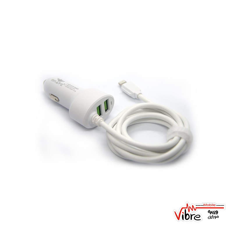 شارژر فندکی مخصوص ماشین برند بریو مدل Brave Car Charger Bcc 214
