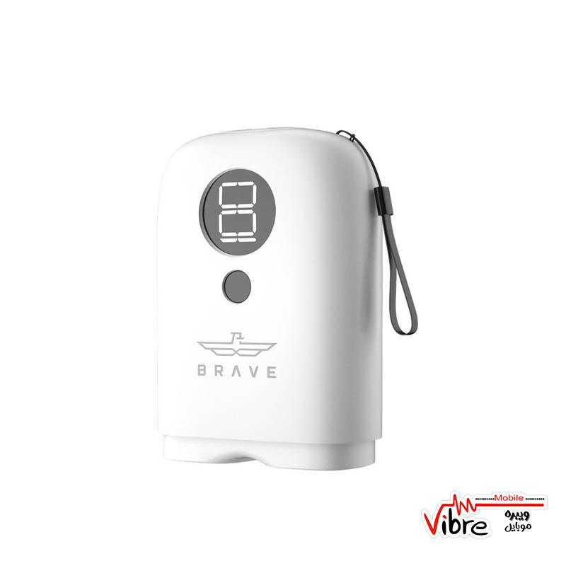 پاور بانک کوچک بریو مدل BPB-02WH ظرفیت 10000 میلی آمپر ساعت 18W