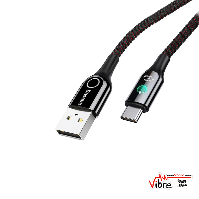کابل تبدیل USB به USB-C باسئوس مدل C-Shaped طول 1 متر