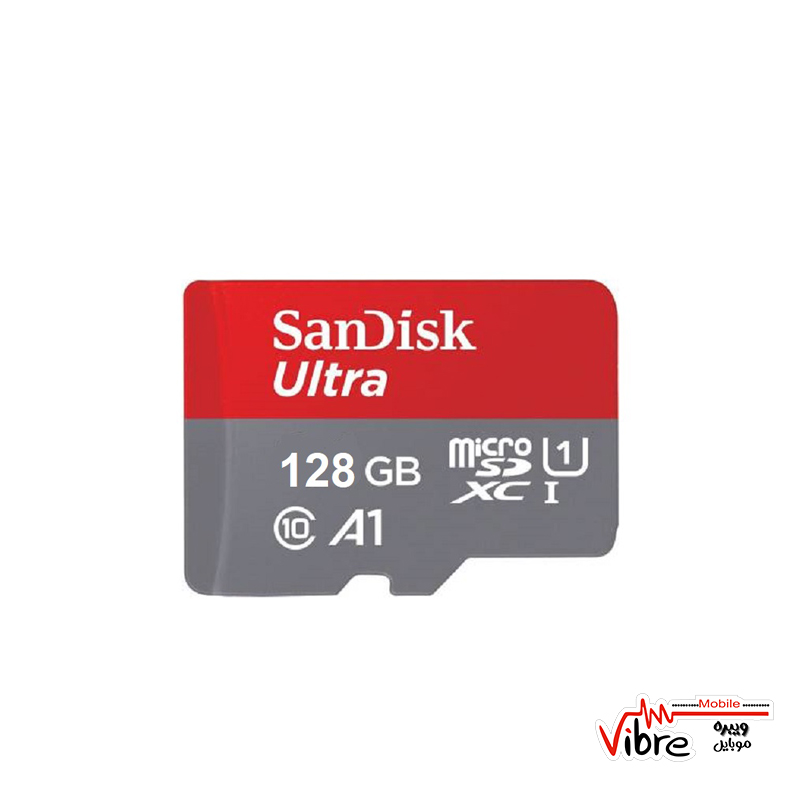 کارت حافظه microSDXC سن دیسک مدل Ultra A1 کلاس 10 استاندارد UHS-2 سرعت 120MBps ظرفیت 128 گیگابایت
