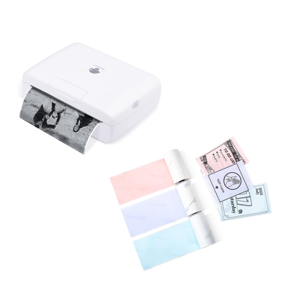 پرینتر کوچک بی سیم قابل حمل بلوتوثی فوممو مدل Phomemo M04S  Portable Wireless Printer Bluetooth Mini Thermal Mobile Printer