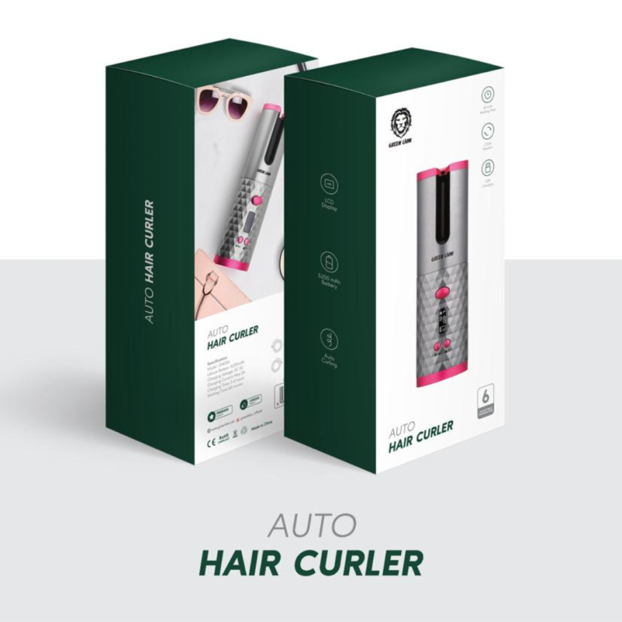 فر کننده مو خودکار گرین لاین مدل GREENLION AUTO HAIR CURLER