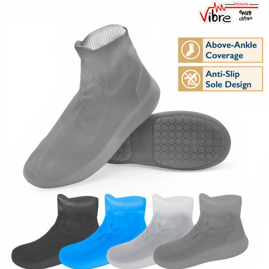 کاور کفش و روکش ساق دار سیلیکونی ZINO ضد آب بدون لغزش برای مردان و زنان