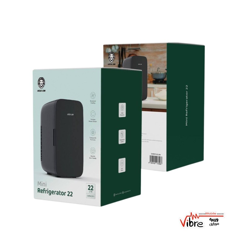 مینی یخچال مسافرتی 22 لیتری گرین لاین مدل Green Lion  Mini Refrigerator 22L 65W