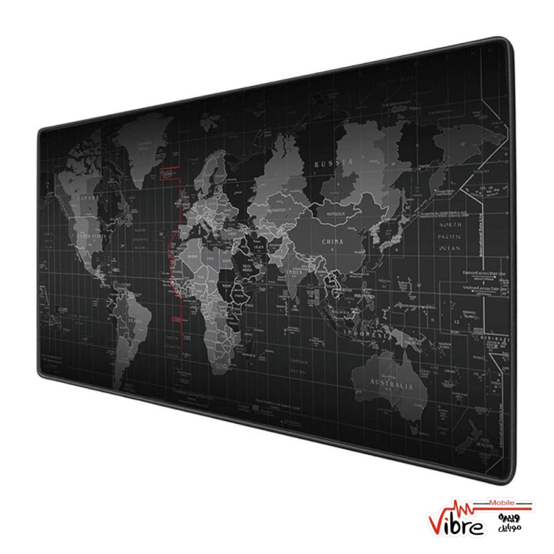 ماوس پد گیمینگ World Map Mousepad مدل SKY-TOUCH Gaming Mouse Mat Large Anti-Skid Mouse Pad