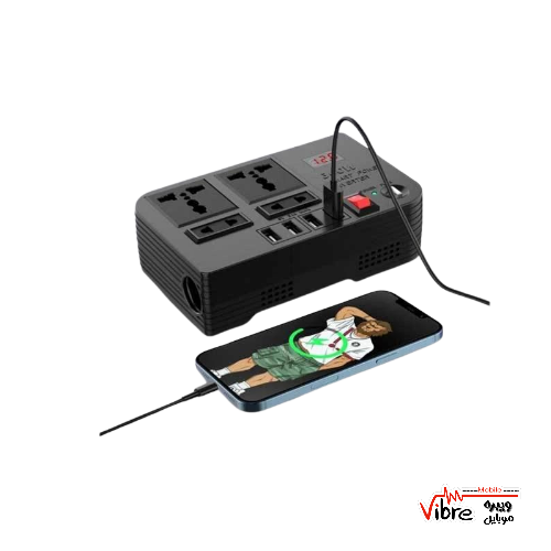 اینورتر و چند راهی برق گرین لاین مدل Green Lion Spark 3 Power Inverter DC 12V to AC 220V