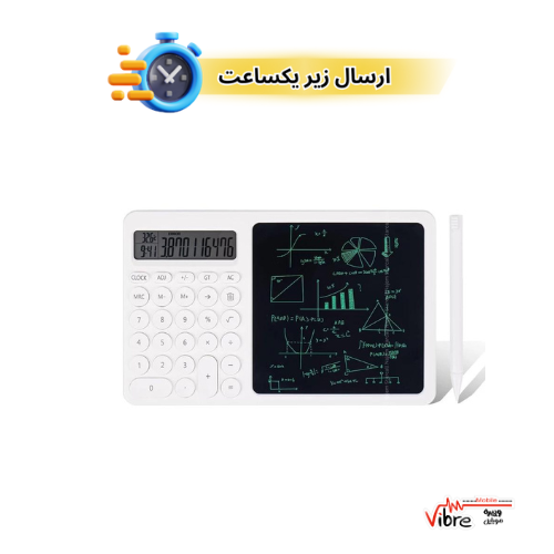 ماشین حساب علمی به همراه پد نوشتاری گرین مدل  Green Lion CalcWrite Pro Calculator-Writing Pad Combo