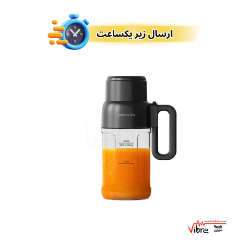 آبمیوه گیر مخلوط کن قابل حمل ۸۰۰ میلی لیتر پورودو مدل  Porodo Jumbo Blender For Juices & Smoothies 800ML