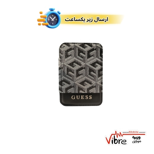 استند و جا کارتی پشت موبایل مگ سیفی مدل  Magnetic Card Holder Stand Function GUESS