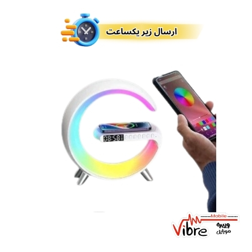 شارژر وایرلس و چراغ خواب دارای 16 میلیون رنگ  RGB مدل  Smart Light