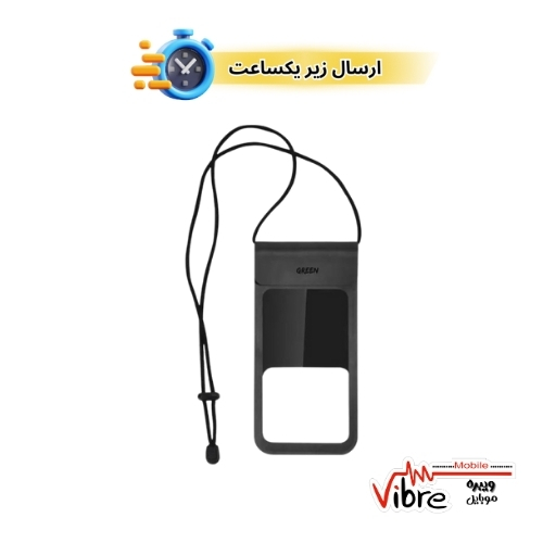 کیف ضد آب 6.7 اینچ تا عمق 30 متری گرین مدل Strong Waterproof Bag 6.7″ 30M